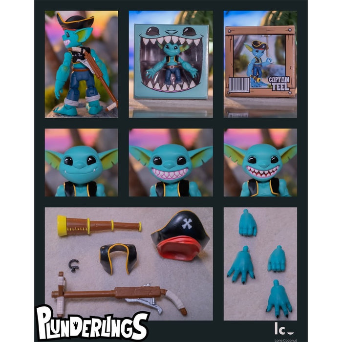 Plunderlings Captain Teel 1:12 Scale Action Figure