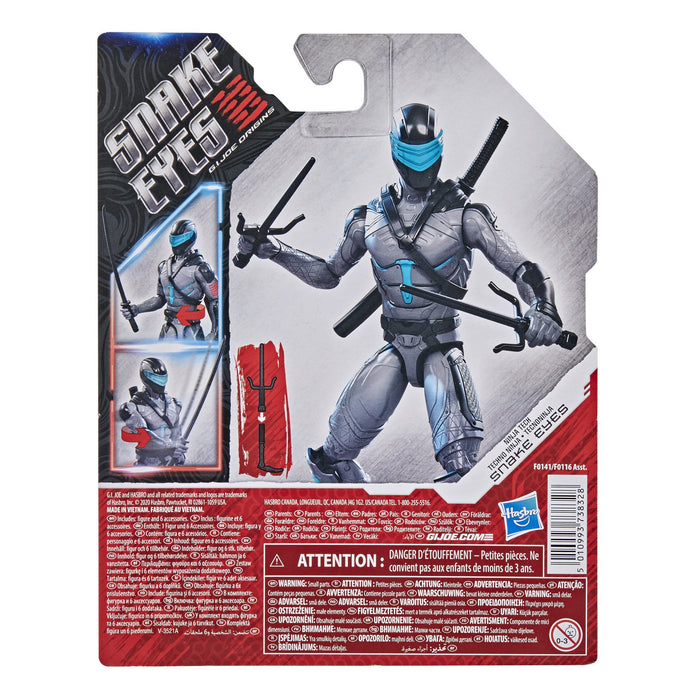 G.I. Joe Snake Eyes Origins Movie Ninja Tech Snake Eyes 6-Inch Action Figure