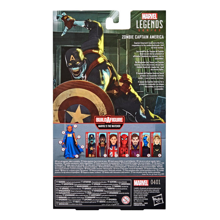 Marvel Legends What If? Zombie Captain America 6-Inch Action Figure