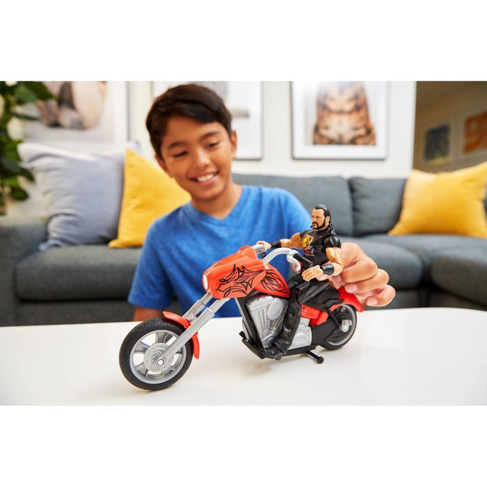 WWE Wrekkin' Slamcycle Vehicle with Action Figure