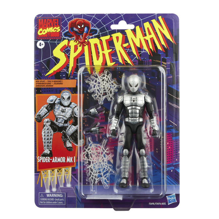 Marvel Legends Spider-Man Retro Spider-Armor MK I 6-Inch Action Figure