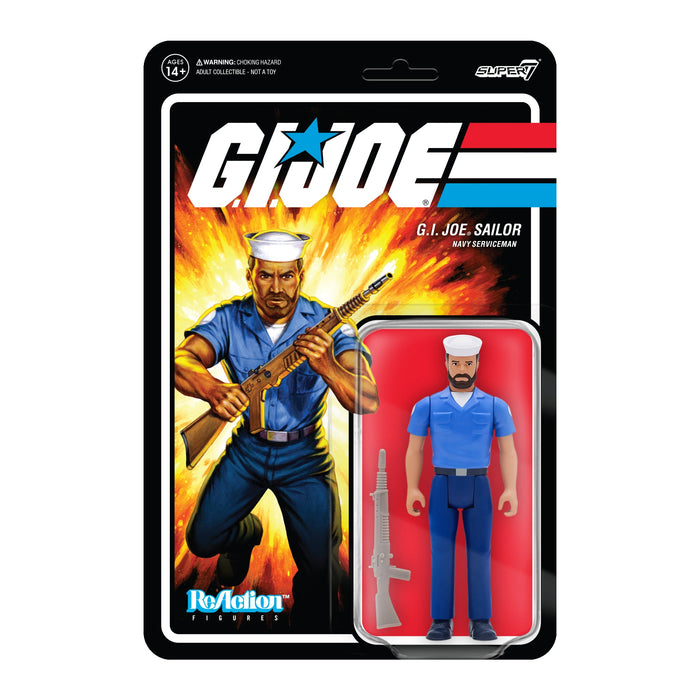 G.I. Joe ReAction Wave 2 Blueshirt Beard (Tan) Action Figure