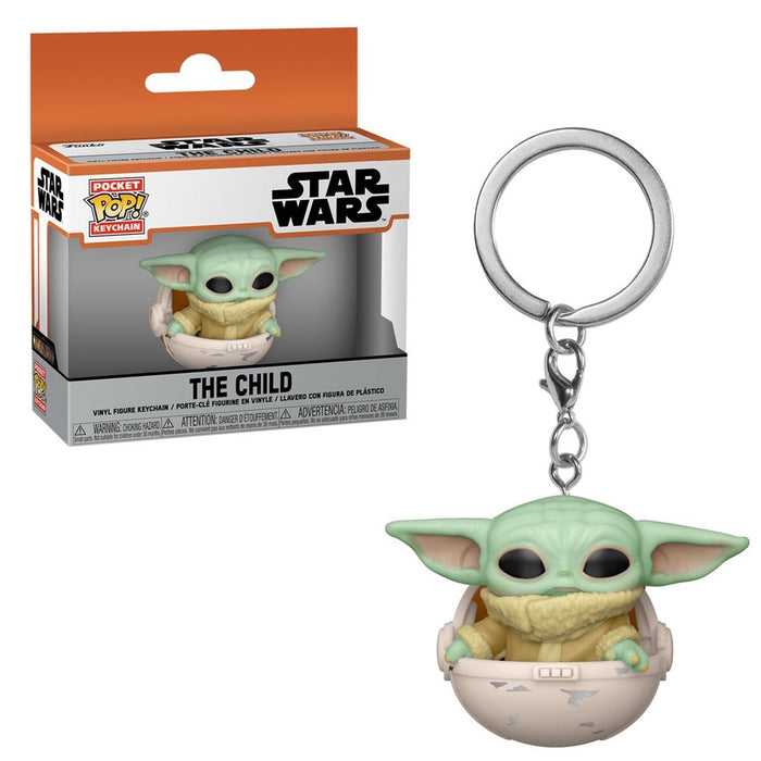 Star Wars The Mandalorian The Child in Pod Pocket Pop! Key Chain