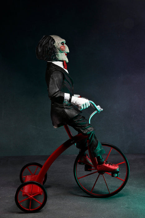 Saw 12-Inch Puppet on Tricycle Action Figure with Sound