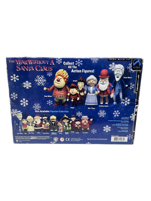 The Year Without a Santa Claus Heat Miser, Mrs. Claus & Jingle 3-Pack Figure Set