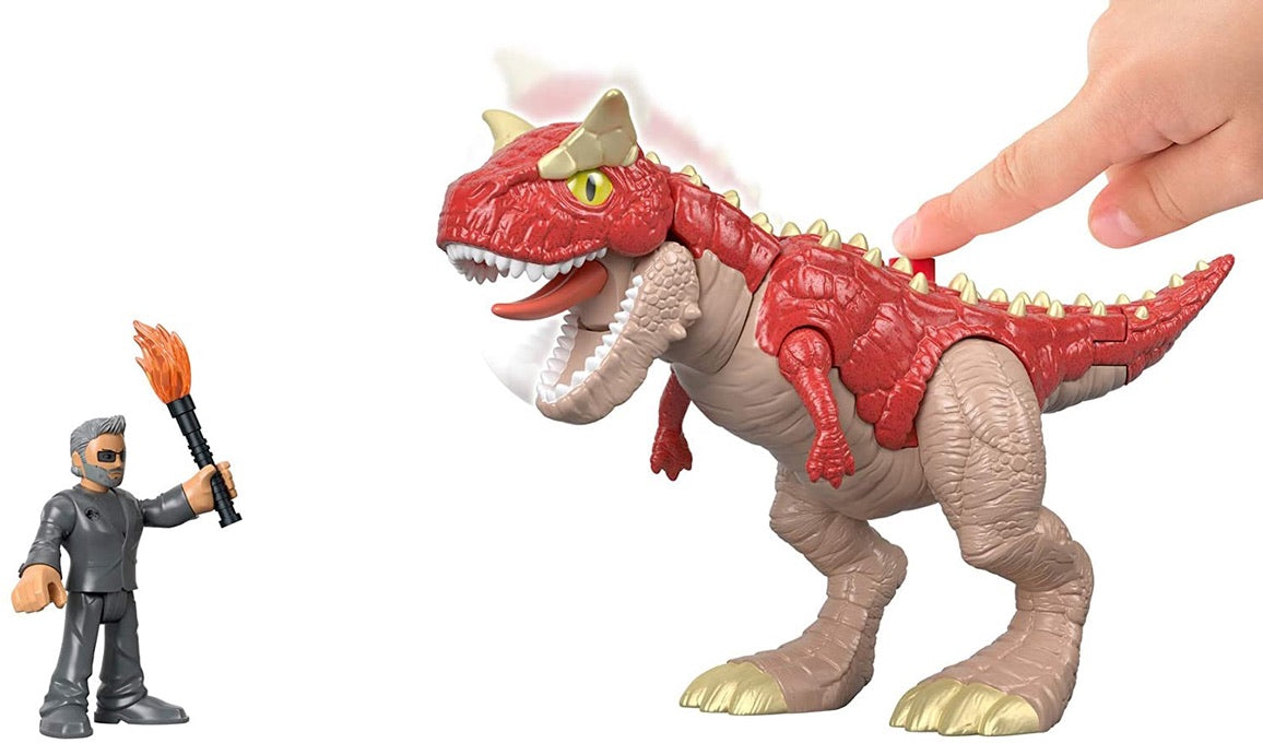 Jurassic World: Fallen Kingdom Imaginext Carnotaurus & Dr. Malcolm Playset