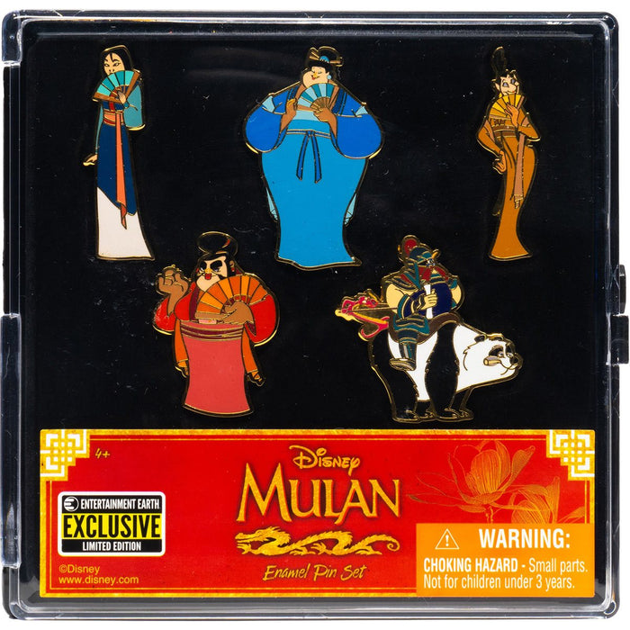 Mulan Enamel Pin 5-Pack - EE Exclusive