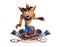 Crash Bandicoot 7-Inch Scale Deluxe Crash with Hoverboard Action Figure