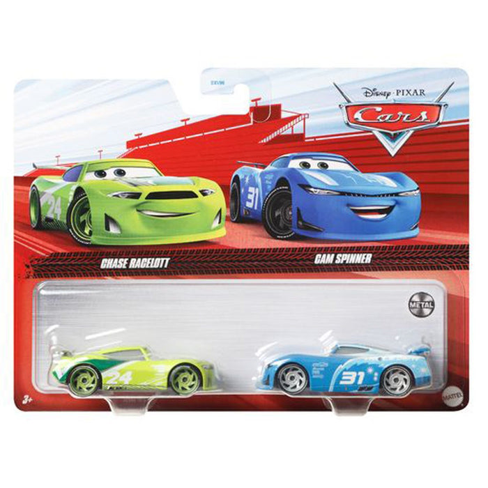 Disney Pixar Cars 2022 Chase Racelott & Cam Spinner 2-Pack