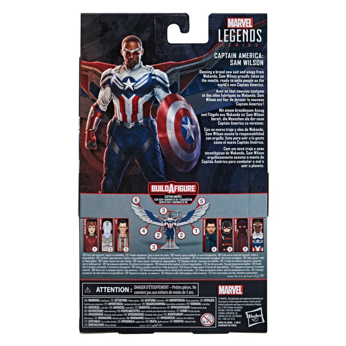 Marvel Legends Series Avengers Captain America: Sam Wilson 6-Inch Action Figure