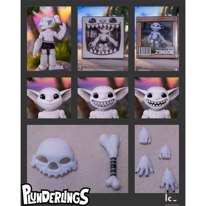 Plunderlings Feral Zombone 1:12 Scale Action Figure