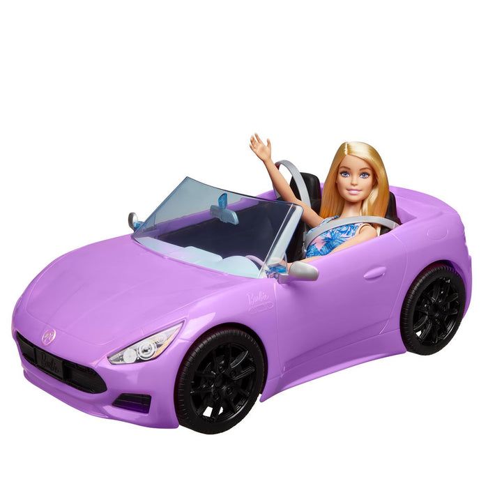 Barbie Doll with Flower Dress and Convertible