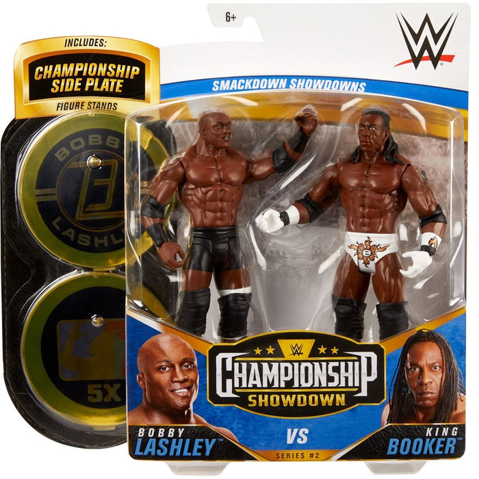 WWE Championship Showdown Series 2 Bobby Lashley and King Booker Action Figure 2-Pack