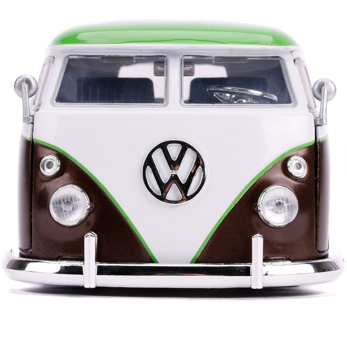 Guardians of the Galaxy 1963 Volkswagen Bus 1:24 Scale Die-Cast Metal Vehicle with Groot Figure