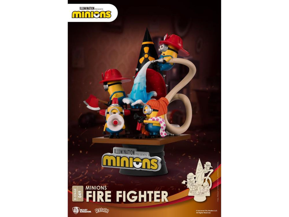 Minions Fire Fighter D-Stage DS-049 6-Inch Statue