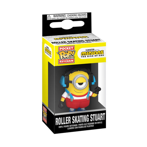 Minions: The Rise of Gru Roller Skating Stuart Pocket Pop! Key Chain