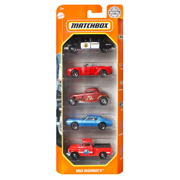 Matchbox Car Collection 2022 MBX Highway II 5-Pack