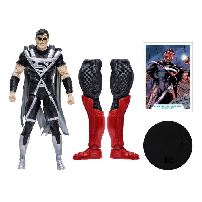 DC Comics Multiverse Blackest Night Build-A Black Lantern Superman 7-Inch Action Figure