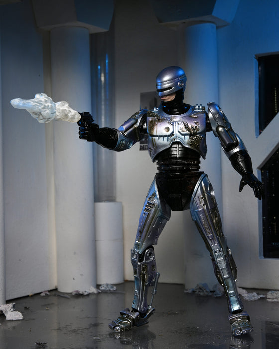 RoboCop Ultimate Battle-Damaged RoboCop with Chair 7-Inch Scale Action Figure