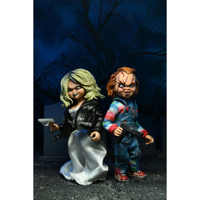 Bride of Chucky: Chucky & Tiffany 8-Inch Scale Clothed Figure 2-Pack