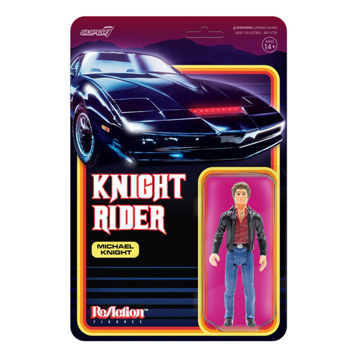 Knight Rider Michael Knight 3 3/4-Inch ReAction Figure