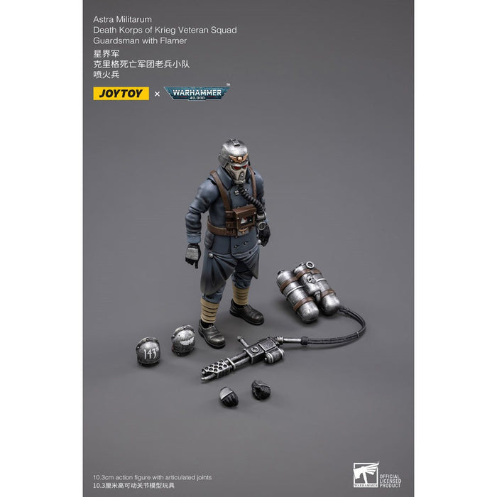 Warhammer 40,000 Death Korps of Krieg Guardsman with Flamer 1:18 Scale Action Figure