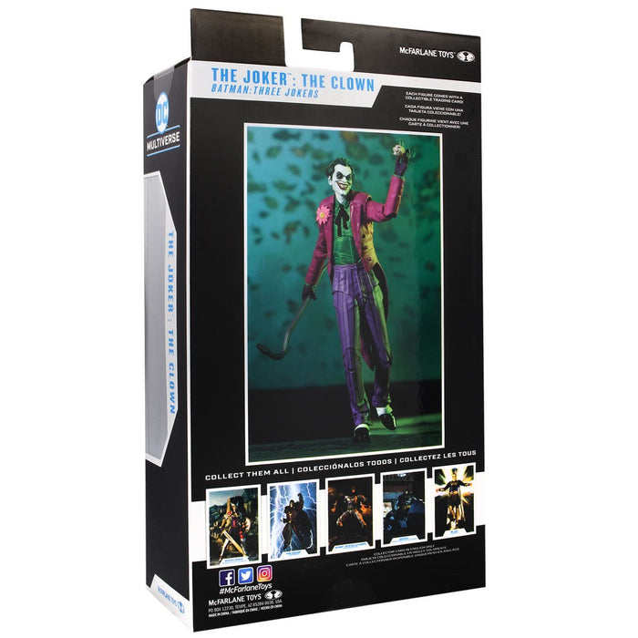 DC Multiverse Batman: Three Jokers Wave 1 The Joker: The Clown 7-Inch Scale Action Figure