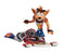 Crash Bandicoot 7-Inch Scale Deluxe Crash with Hoverboard Action Figure