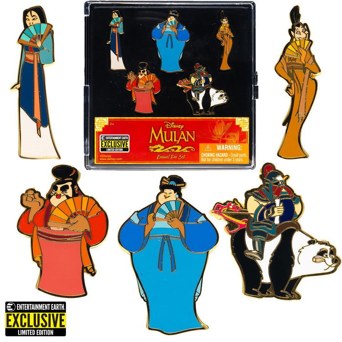 Mulan Enamel Pin 5-Pack - EE Exclusive