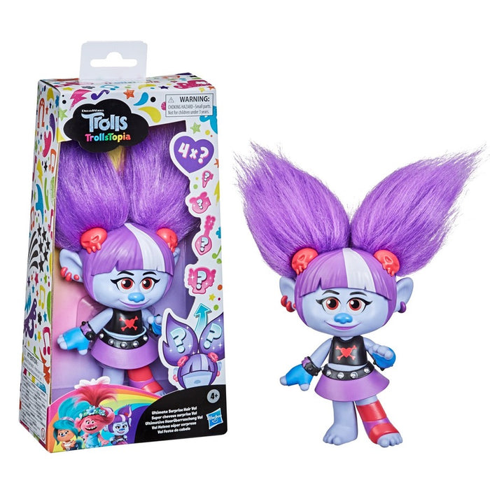 Trolls TrollsTopia Ultimate Surprise Hair Val Doll