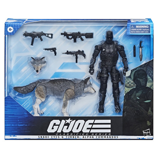 G.I. Joe Classified Series Snake Eyes and Timber: Alpha Commandos 6-Inch Action Figures