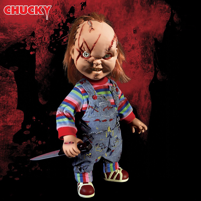 Bride of Chucky: Talking Scarred Chucky 15-Inch Scale Doll