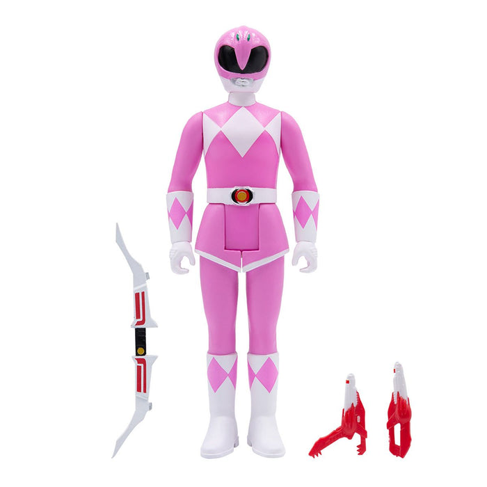 Mighty Morphin Power Rangers Pink Ranger 3 3/4-Inch ReAction Figure