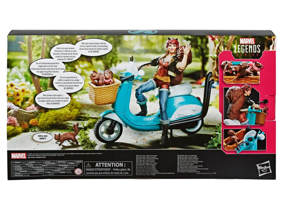 Marvel Legends The Unbeatable Squirrel Girl 6-Inch Action Figure with Vespa Vehicle