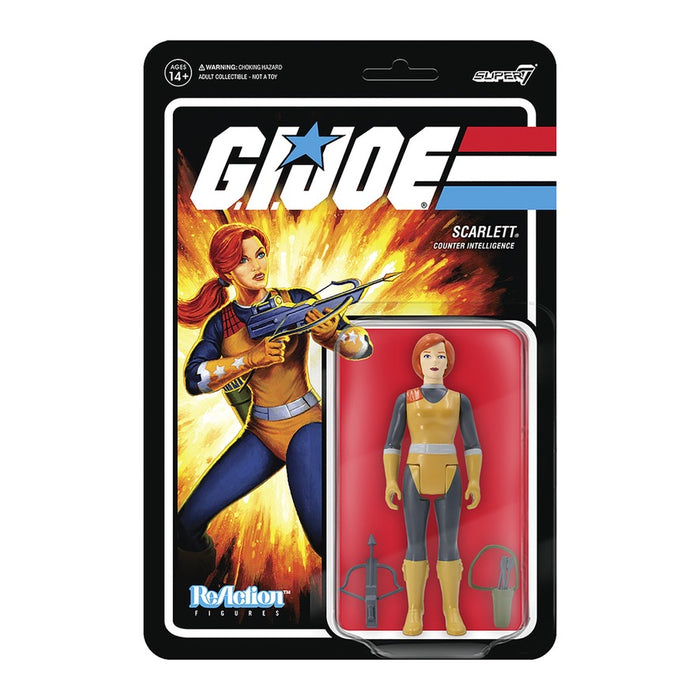 G.I. Joe Scarlett 3 3/4-Inch ReAction Figure