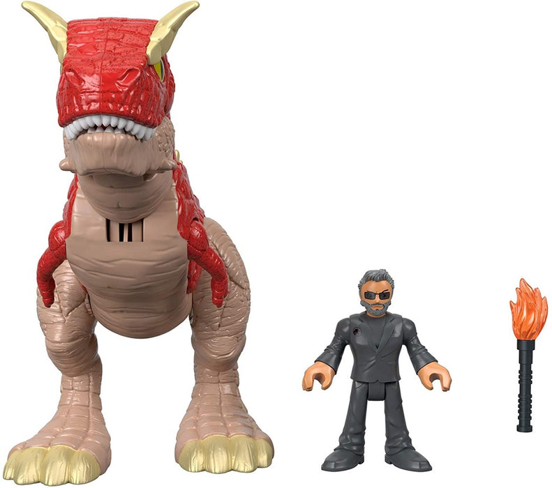 Jurassic World: Fallen Kingdom Imaginext Carnotaurus & Dr. Malcolm Playset