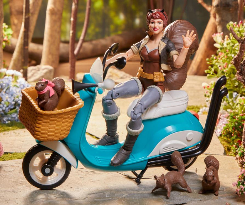 Marvel Legends The Unbeatable Squirrel Girl 6-Inch Action Figure with Vespa Vehicle