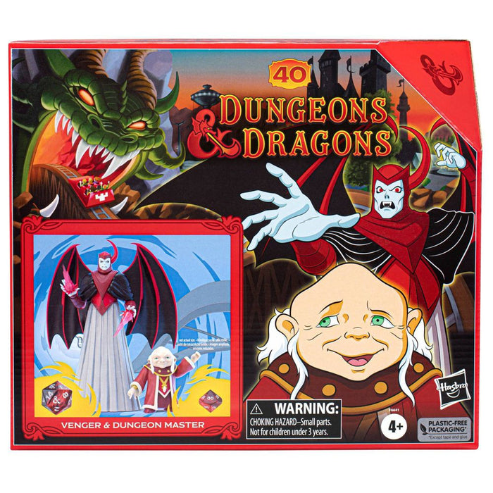 Dungeons & Dragons Cartoon Classics Master & Venger 6-Inch Scale Action Figures 2-Pack Exclusive