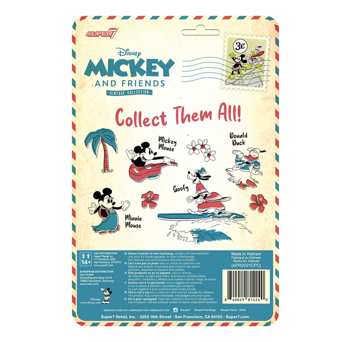 Disney ReAction Vintage Collection Wave 2 - Goofy (Hawaiian Holiday) Figure