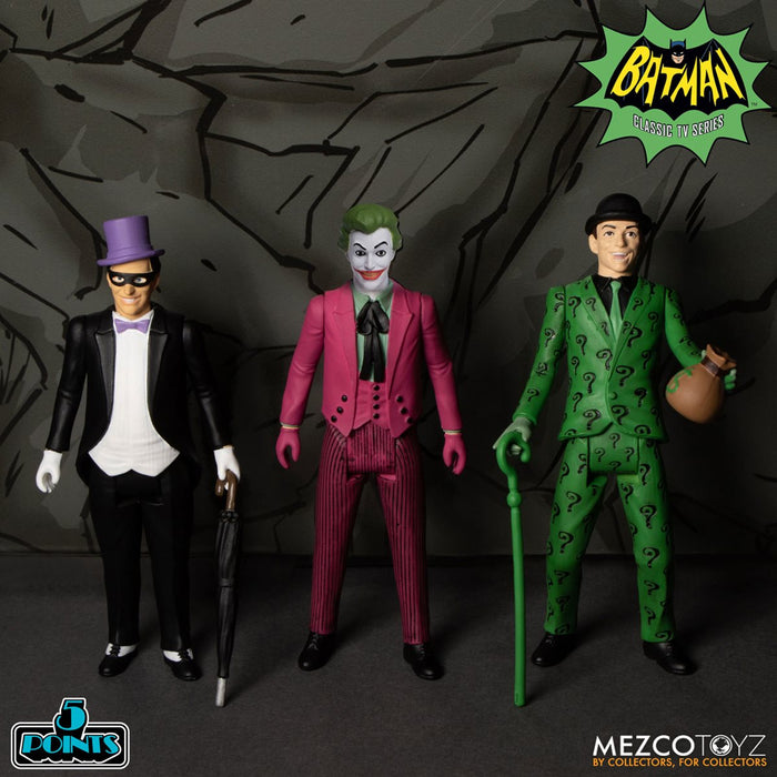 Batman (1966) 5 Points 7-Figure Deluxe Boxed Set