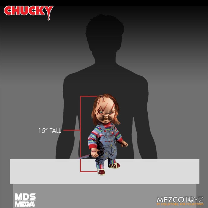 Bride of Chucky: Talking Scarred Chucky 15-Inch Scale Doll