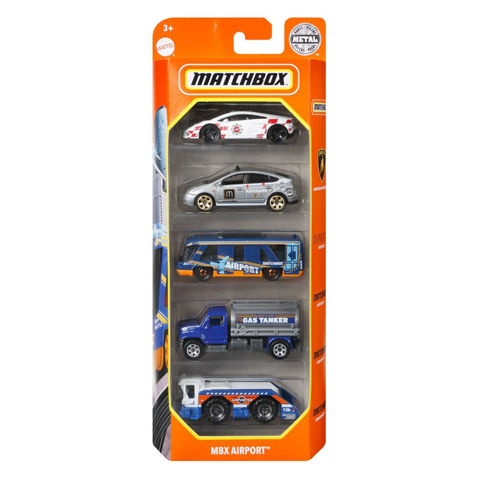 Matchbox Car Collection 2022 MBX Airport 5-Pack