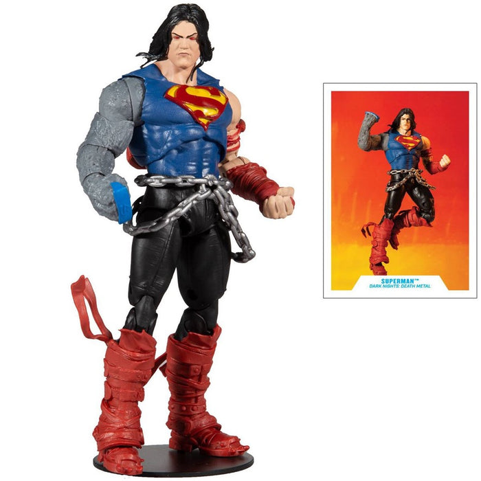 DC Dark Nights Death Metal Wave 4 (Darkfather Build-a-Figure) Superman 7-Inch Action Figure