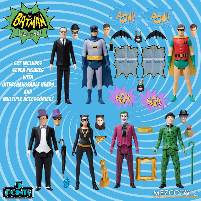 Batman (1966) 5 Points 7-Figure Deluxe Boxed Set