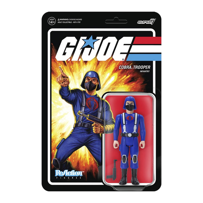 G.I. Joe Cobra Trooper (Y-Back Pink) 3 3/4-Inch ReAction Figure