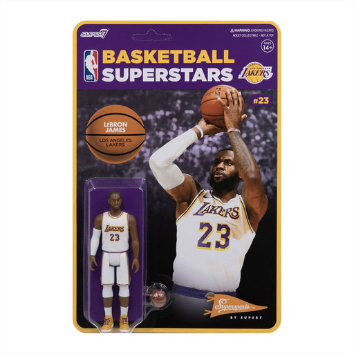 NBA ReAction Lebron James Alternate (Lakers) Figure