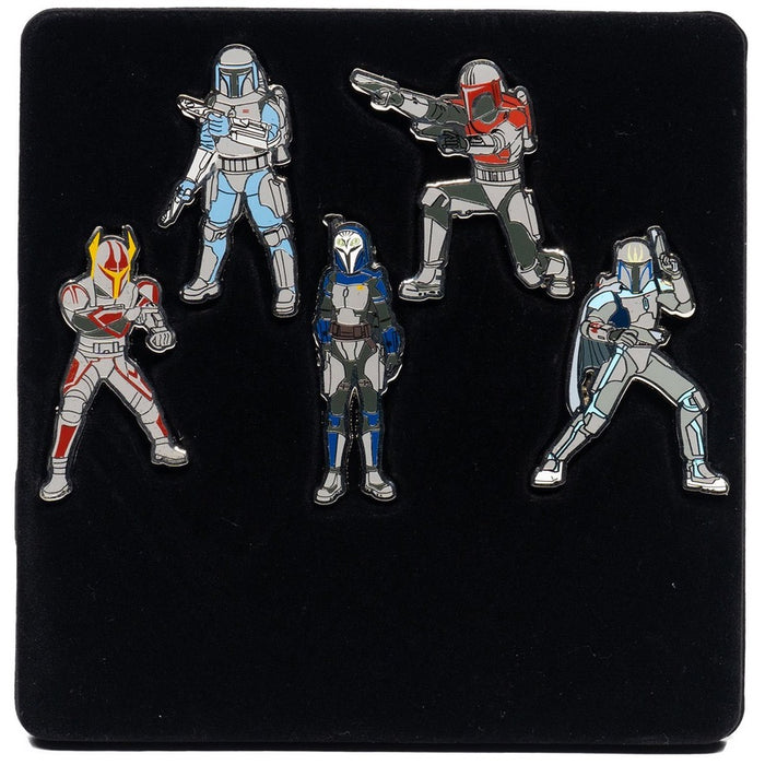 Star Wars: The Clone Wars Mandalorians Enamel Pin 5-Pack EE Exclusive