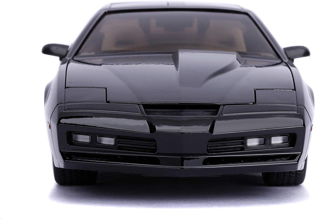 Hollywood Rides Knight Rider KITT 1982 Pontiac Trans Am 1:24 Scale Die-Cast Metal Vehicle with Lights