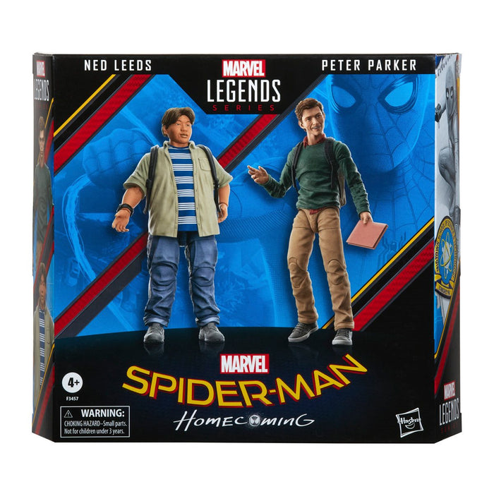 Marvel Legends Spider-Man Homecoming Ned Leeds and Peter Parker 6-inch Action Figure 2-Pack