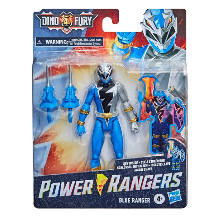 Power Rangers Dino Fury Blue Ranger 6-Inch Action Figure